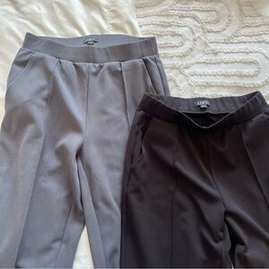 TWO LOFT Gray and Black Trousers with Relaxed Fit